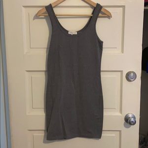 Gray tank top dress